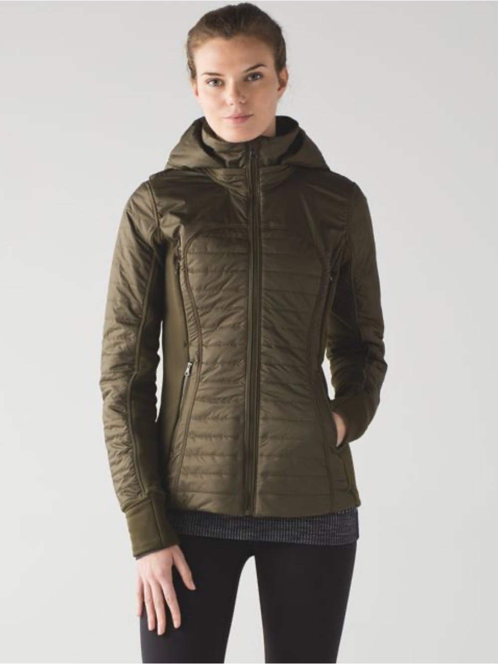 Lululemon First Mile Jacket Sz 6 green T07